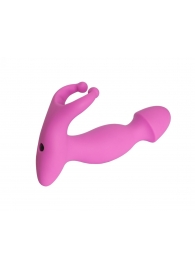 Розовый стимулятор простаты с усиками - 15 см. - 4sexdreaM - в Миассе купить с доставкой