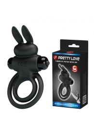 Черное эрекционное кольцо с вибростимуляцией клитора Vibrant Penis Ring III - Baile - в Миассе купить с доставкой