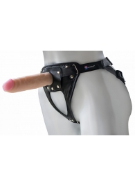 Универсальный мягкий пояс с насадкой Hard brutal BDSM-КОНСУЛ - 17 см. - LOVETOY (А-Полимер) - купить с доставкой в Миассе