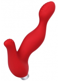 Красный силиконовый вибростимулятор простаты Proman - 12,5 см. - ToyFa - в Миассе купить с доставкой