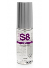 Cмазка на водно-силиконовой основе S8 Hybrid - 50 мл. - Stimul8 - купить с доставкой в Миассе