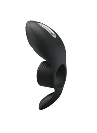 Черное кольцо на пенис с вибрацией Vibration Penis Sleeve - Baile - в Миассе купить с доставкой