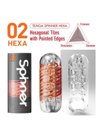 Мастурбатор SPINNER Hexa - Tenga - в Миассе купить с доставкой