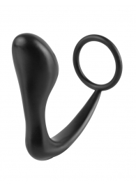 Эрекционное кольцо с анальной пробкой Ass-Gasm Cockring Plug - Pipedream - в Миассе купить с доставкой
