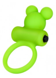 Зеленое виброкольцо на пенис A-Toys - A-toys - в Миассе купить с доставкой