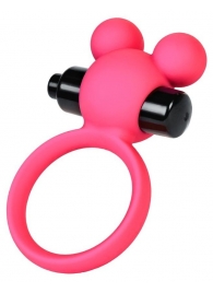 Розовое виброкольцо на пенис A-Toys - A-toys - в Миассе купить с доставкой