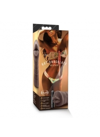 Коричневый мастурбатор-ротик Heather - Blush Novelties - в Миассе купить с доставкой