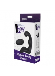 Черный вибромассажер простаты REMOTE BOOTY PLEASER - Dream Toys - в Миассе купить с доставкой
