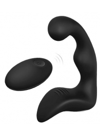 Черный вибромассажер простаты REMOTE BOOTY PLEASER - Dream Toys - в Миассе купить с доставкой