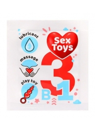 Гель-лубрикант на водной основе Sex Toys - 4 гр. - Биоритм - купить с доставкой в Миассе