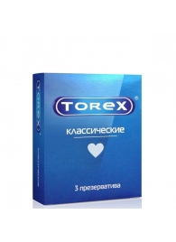 Гладкие презервативы Torex  Классические  - 3 шт. - Torex - купить с доставкой в Миассе