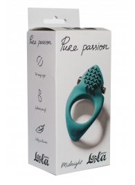 Зеленое эрекционное виброкольцо Pure Passion Midnight - Lola Games - в Миассе купить с доставкой