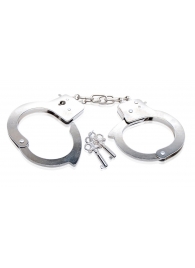 Металлические наручники Beginner s Metal Cuffs - Pipedream - купить с доставкой в Миассе