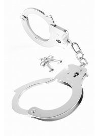 Металлические серебристые наручники Designer Metal Handcuffs - Pipedream - купить с доставкой в Миассе