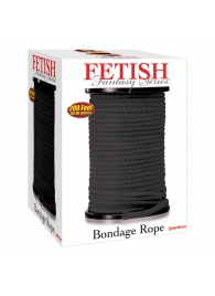 Черная веревка для связывания Bondage Rope - 60,9 м. - Pipedream - купить с доставкой в Миассе