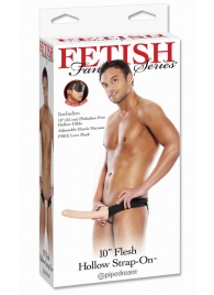 Мужской полый страпон 10  Hollow Strap-On - 24 см. - Pipedream - купить с доставкой в Миассе