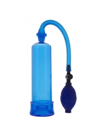 Синяя вакуумная помпа MENZSTUFF PENIS ENLARGER - Dream Toys - в Миассе купить с доставкой
