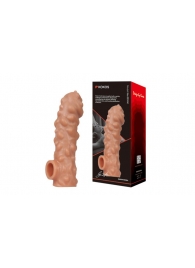 Насадка на фаллос с крупными бугорками EXTREME SLEEVE - 17,6 см. - KOKOS - в Миассе купить с доставкой