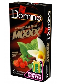 Ароматизированные презервативы DOMINO  Ароматный микс  - 6 шт. - Domino - купить с доставкой в Миассе