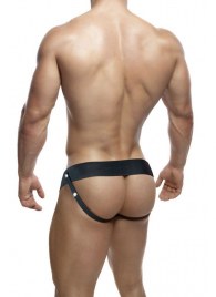 Черный мужской страпон DR. SKIN 7INCH HOLLOW STRAP ON - 17 см. - Blush Novelties - купить с доставкой в Миассе