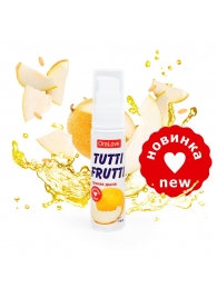Гель-смазка Tutti-frutti со вкусом сочной дыни - 30 гр. - Биоритм - купить с доставкой в Миассе