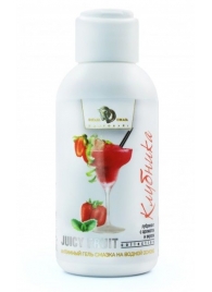 Интимный гель-смазка JUICY FRUIT с ароматом клубники - 100 мл. - БиоМед - купить с доставкой в Миассе