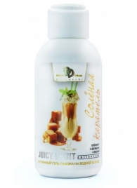 Интимный гель-смазка JUICY FRUIT с ароматом солёной карамели - 100 мл. - БиоМед - купить с доставкой в Миассе