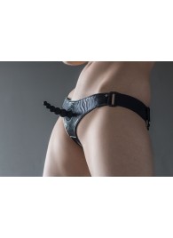 Черные трусики Better с анальной насадкой - 8 см. - Lola Games - купить с доставкой в Миассе