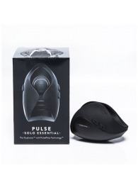 Черный инновационный мужской вибратор PULSE SOLO ESSENTIAL - Hot Octopuss - в Миассе купить с доставкой