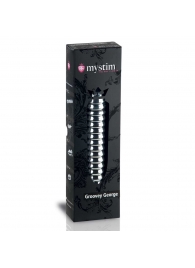 Рельефный фаллос для интенсивного электросекса Groovey George - 20 см. - MyStim - купить с доставкой в Миассе