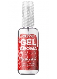Интимный лубрикант EGZO AROMA с ароматом клубники - 50 мл. - EGZO - купить с доставкой в Миассе