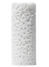 Белый 3D мастурбатор PILE - Tenga - в Миассе купить с доставкой