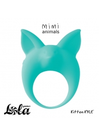 Зеленое эрекционное кольцо Kitten Kyle - Lola Games - в Миассе купить с доставкой