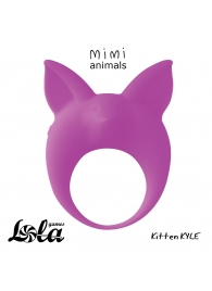 Фиолетовое эрекционное кольцо Kitten Kyle - Lola Games - в Миассе купить с доставкой
