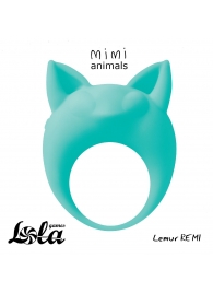 Зеленое эрекционное кольцо Lemur Remi - Lola Games - в Миассе купить с доставкой
