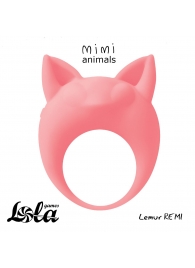 Оранжевое эрекционное кольцо Lemur Remi - Lola Games - в Миассе купить с доставкой