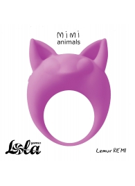 Фиолетовое эрекционное кольцо Lemur Remi - Lola Games - в Миассе купить с доставкой