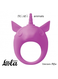 Фиолетовое эрекционное кольцо Unicorn Alfie - Lola Games - в Миассе купить с доставкой