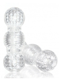 Прозрачный фигурный мастурбатор Master Stroker - Blush Novelties - в Миассе купить с доставкой