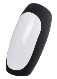 Черно-белый перезаряжаемый мастурбатор Erotist Hailstorm - Erotist Adult Toys - в Миассе купить с доставкой