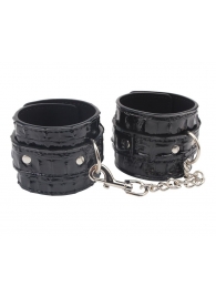 Черные наручники Surrender Wrist Restraints - Chisa - купить с доставкой в Миассе