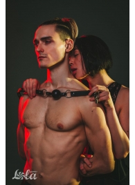 Черный кляп Love Addict на замочке - Lola Games - купить с доставкой в Миассе