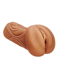 Кофейный мастурбатор-вагина Dumpling - Lola Games - в Миассе купить с доставкой
