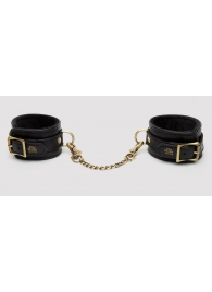 Черные оковы на ноги Bound to You Faux Leather Ankle Cuffs - Fifty Shades of Grey - купить с доставкой в Миассе