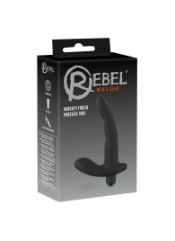 Черный вибромассажер простаты Naughty Finger Prostate Vibe - 13,8 см. - Orion - в Миассе купить с доставкой