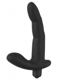 Черный вибромассажер простаты Naughty Finger Prostate Vibe - 13,8 см. - Orion - в Миассе купить с доставкой