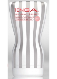Мастурбатор TENGA Squeeze Tube Cup Soft - Tenga - в Миассе купить с доставкой