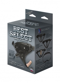 Пояс HARNESS BEST SELECT с вагинальной пробкой - LOVETOY (А-Полимер) - купить с доставкой в Миассе