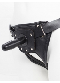 Черный пояс для насадок CLASS STRAP Restyling - LOVETOY (А-Полимер) - купить с доставкой в Миассе