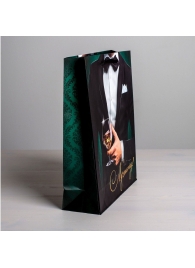 Бумажный пакет «Лучшему!» - 23 х 27 см. - Сима-Ленд - купить с доставкой в Миассе